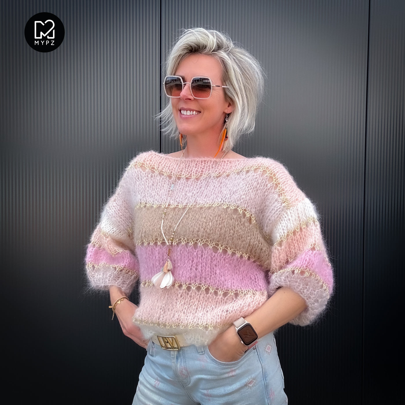 Strickset – MYPZ Light Mohair Top Beige No10 (ENG-NL-DE)