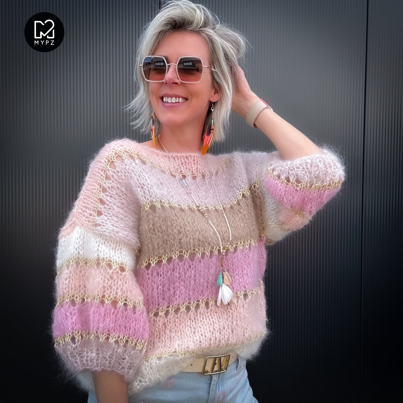 Strickset – MYPZ Light Mohair Top Beige No10 (ENG-NL-DE)