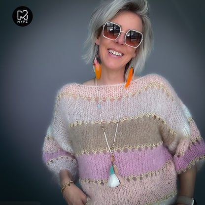 Strickset – MYPZ Light Mohair Top Beige No10 (ENG-NL-DE)