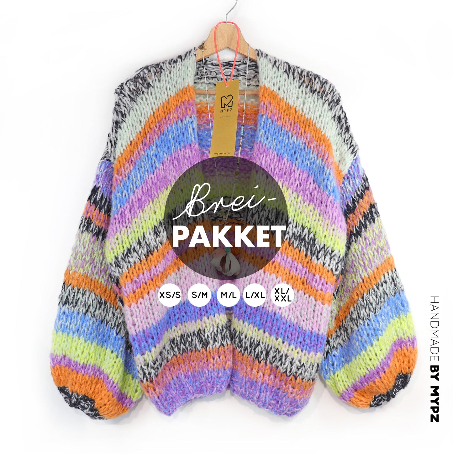 Strickset – MYPZ Chunky Alpaca Cardigan Fluffy No.12 (ENG-NL-DE)