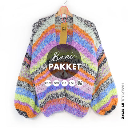 Strickset – MYPZ Chunky Alpaca Cardigan Fluffy No.12 (ENG-NL-DE)