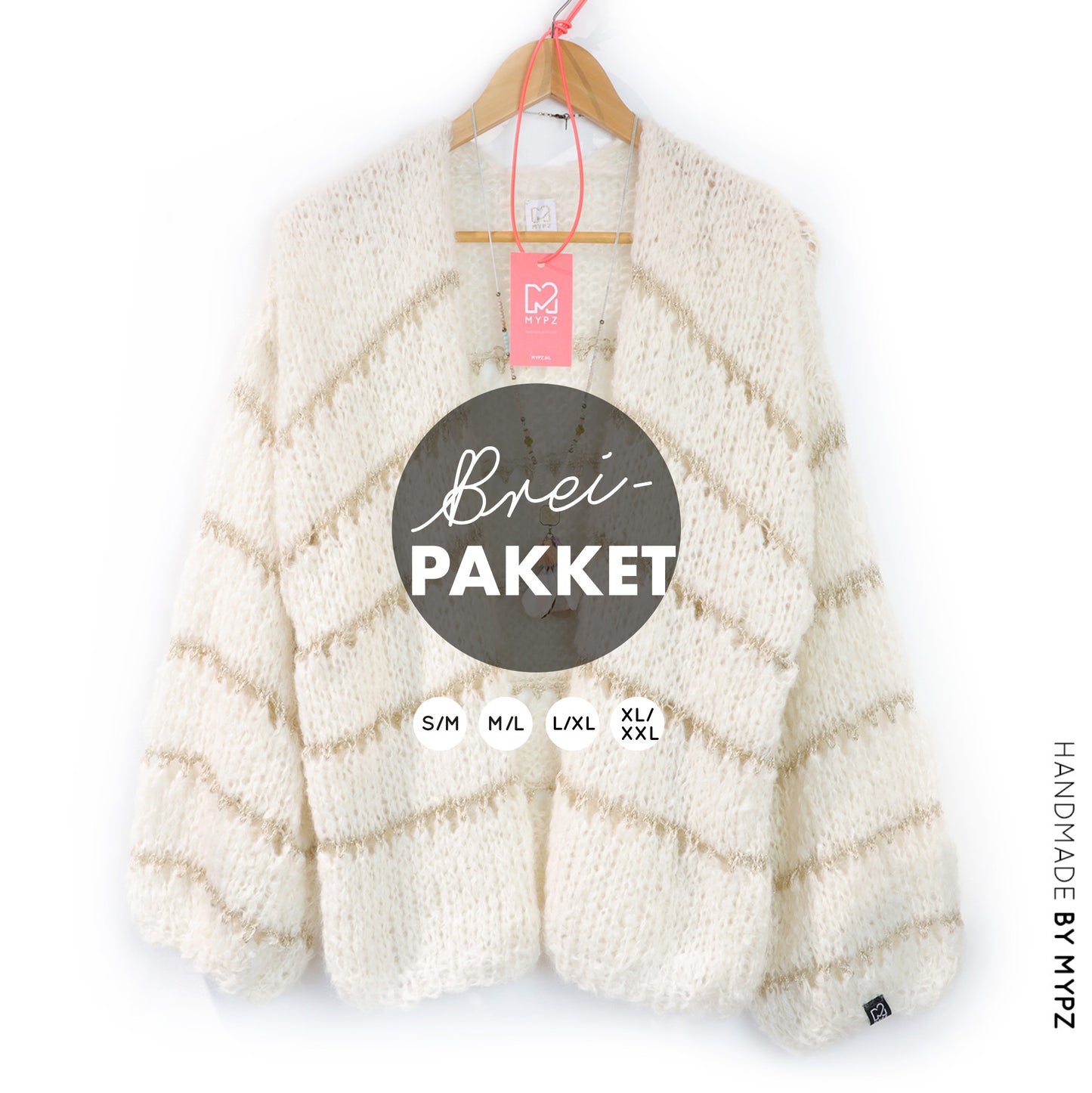 Strickset – MYPZ Basic Light Alpaca Silk Cardigan Glamour No10 (ENG-NL-DE)