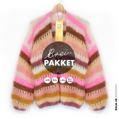 Strickset – MYPZ Light Mohair Cardigan Caramel No10 (ENG-NL-DE)