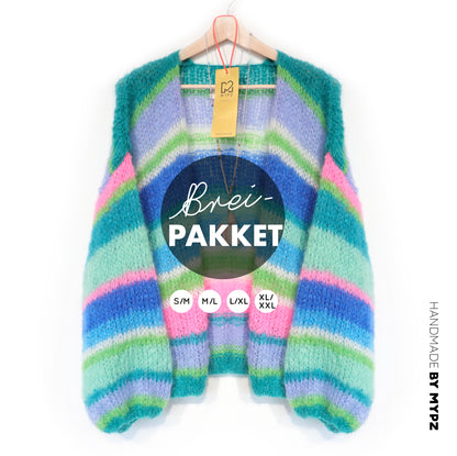 Strickset – MYPZ Basic Light Mohair Cardigan Shamrock No10 (ENG-NL-DE)