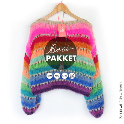 Strickset – MYPZ Light Mohair Pullover BOWBOW No10 (ENG-NL-DE)