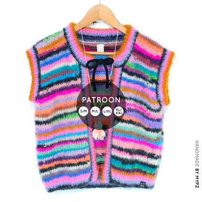 Strickanleitung - MYPZ Vest Funkytown no6 (ENG-NL)