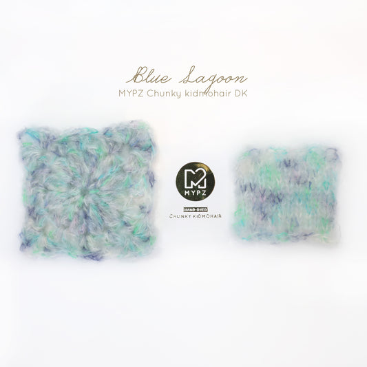 MYPZ Chunky kidmohair – hand-dyed Blue Lagoon