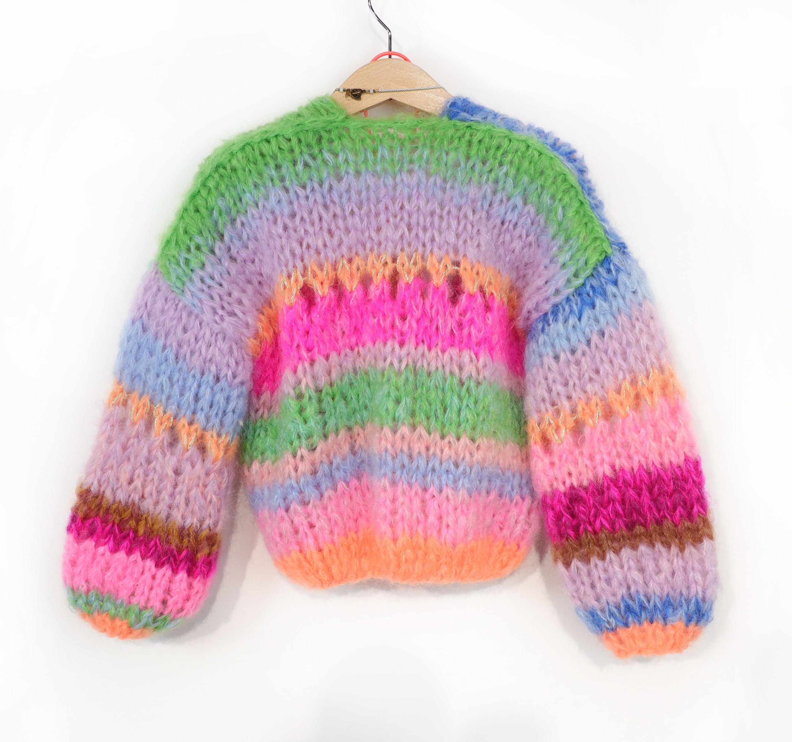 Knit pattern – MYPZ Chunky Mohair Cardigan GIRLZ No12 (ENG-NL-DE