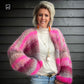 MYPZ Short Chunky Mohair Cardigan Valentine