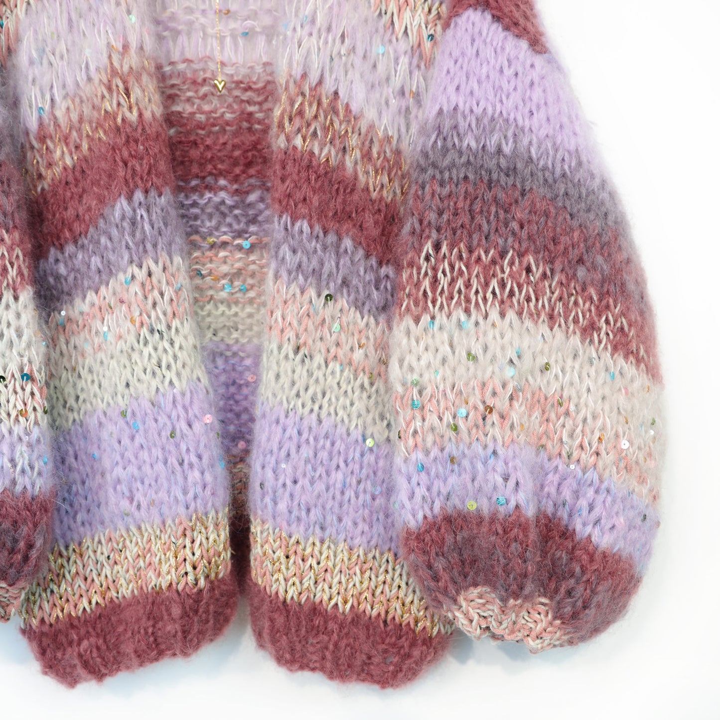 Strickanleitung – Chunky Mohair Cardigan Whisper Rose No.12 (ENG-NL-DE)