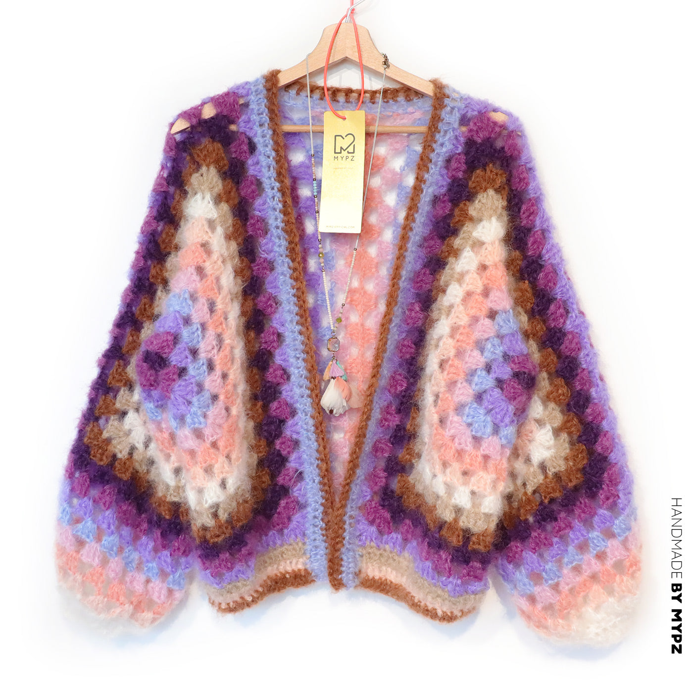 Häkelanleitung - MYPZ Hexagon Cardigan Pink Vibes (ENG-NL-DE)