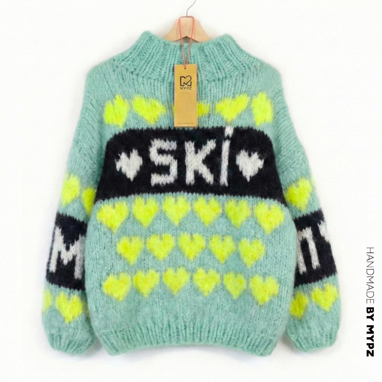 Strickset – MYPZ Chunky Mohair Pullover Mint Love No.9 (ENG-NL-DE)