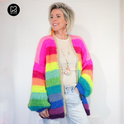 Häkelanleitung - MYPZ Cardigan Bowie (ENG-NL-DE)