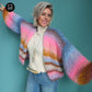 Strickset – MYPZ Kurze Chunky Mohair Cardigan Blue Moon No.15 (ENG-NL-DE)