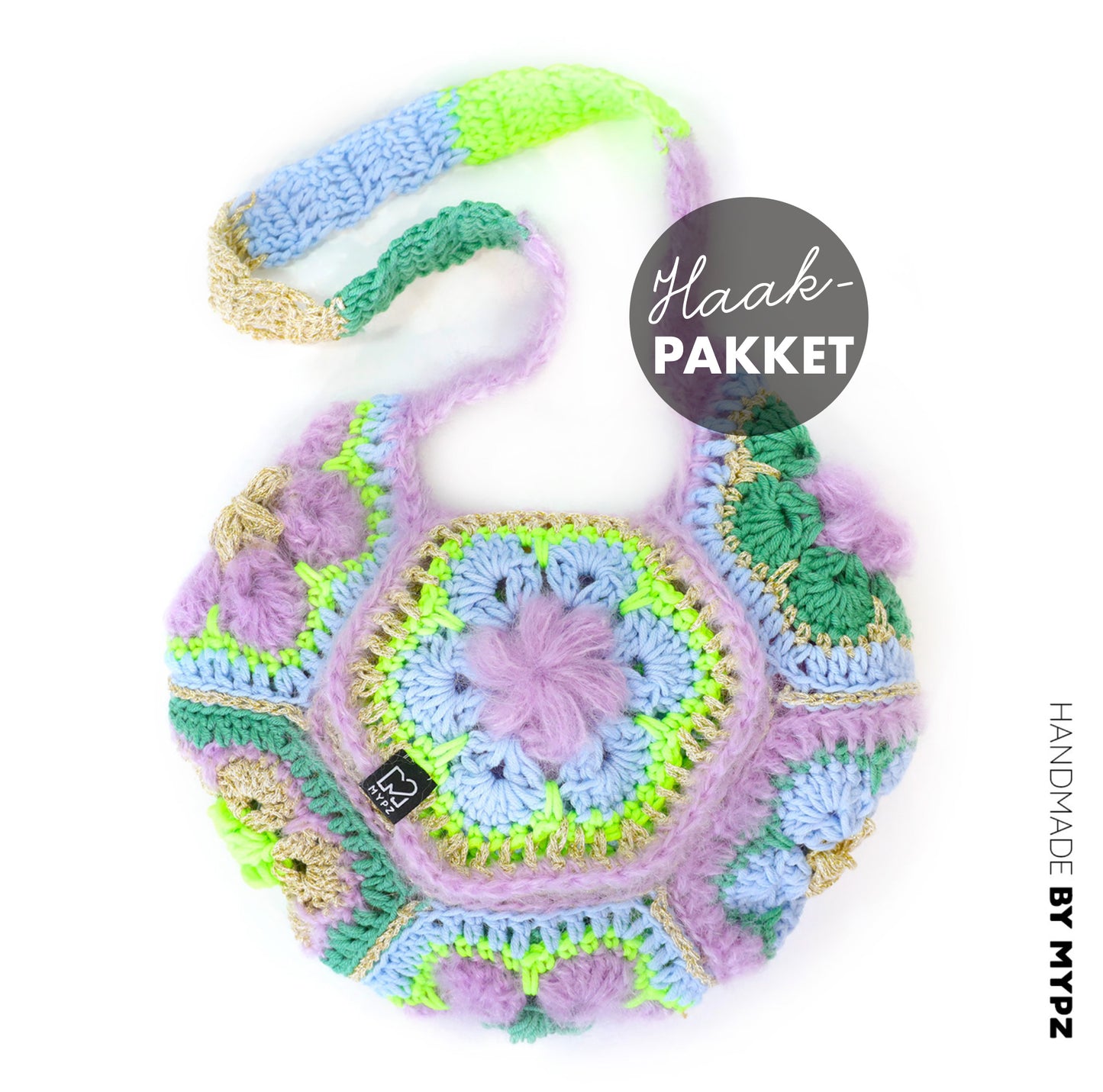 Häkelset - MYPZ Hexagon Tasche Cocktail (ENG-NL-DE)