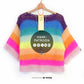 Crochet pattern – MYPZ crochet rainbow top (ENG-NL-DE)