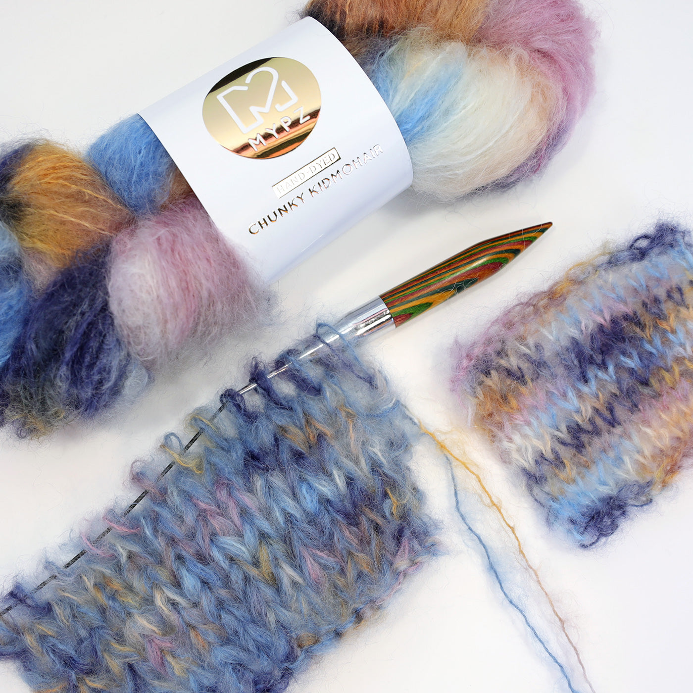 MYPZ Chunky kidmohair DK – hand-dyed Western