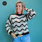 Strickset – MYPZ Wave Pullover Happy Black No.6 (ENG-NL-DE)