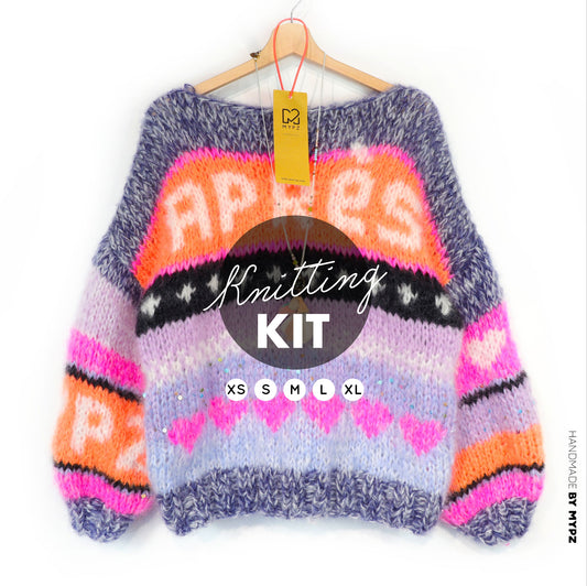 Strickset – MYPZ Chunky Mohair Pullover Après Ski no9 No.9 (ENG-NL-DE)