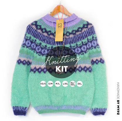 Strickset – MYPZ top-down pullover Oceana No6 (ENG-NL-DE)