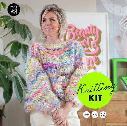 Strickset – MYPZ Basic Chunky Pullover Scrap No15 (ENG-NL-DE)