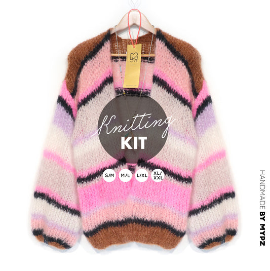 Strickset – MYPZ Basic Light Mohair Cardigan Jeanie No10 (ENG-NL-DE)