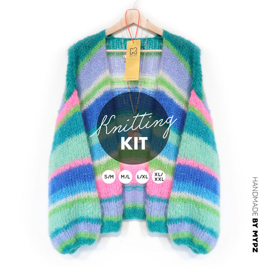 Strickset – MYPZ Basic Light Mohair Cardigan Shamrock No10 (ENG-NL-DE)