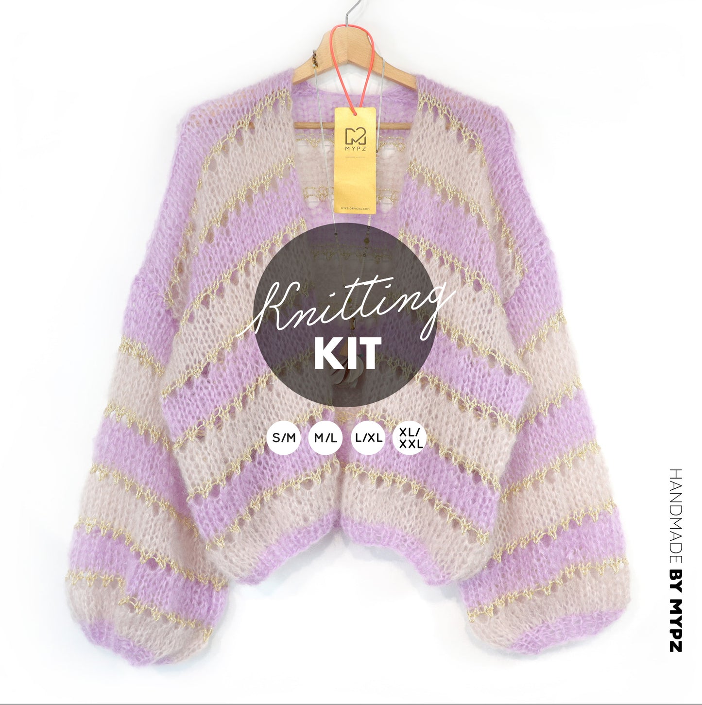 Strickset – MYPZ Light Mohair Cardigan Macha No10 (ENG-NL-DE-FR-ES)