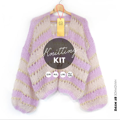 Strickset – MYPZ Light Mohair Cardigan Macha No10 (ENG-NL-DE-FR-ES)