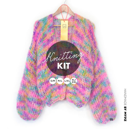 Strickset – MYPZ Short Chunky Mohair Cardigan Maia No.15 (ENG-NL-DE)