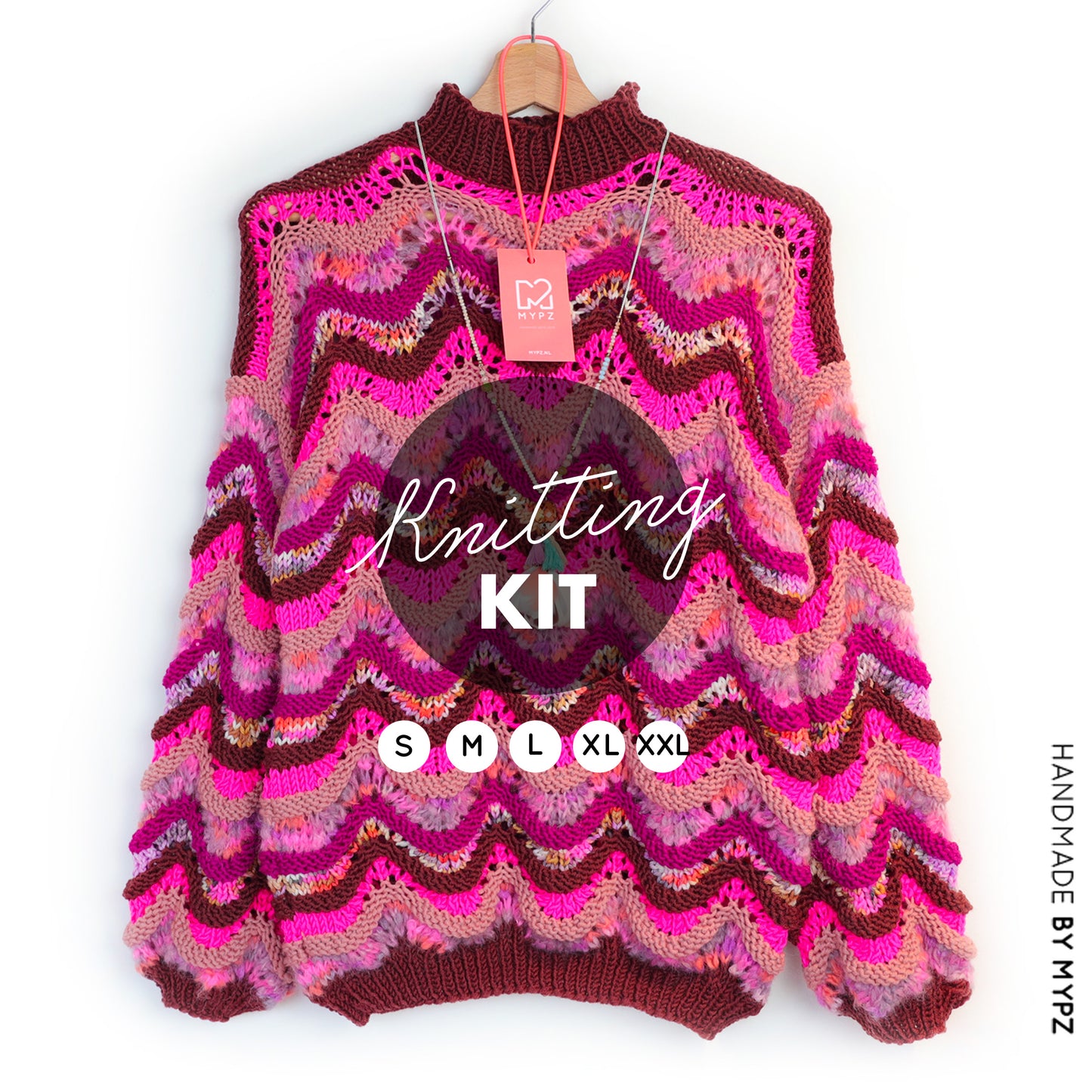 Knitting Kit – MYPZ Wave Pullover Marigold No.6 (ENG-NL)