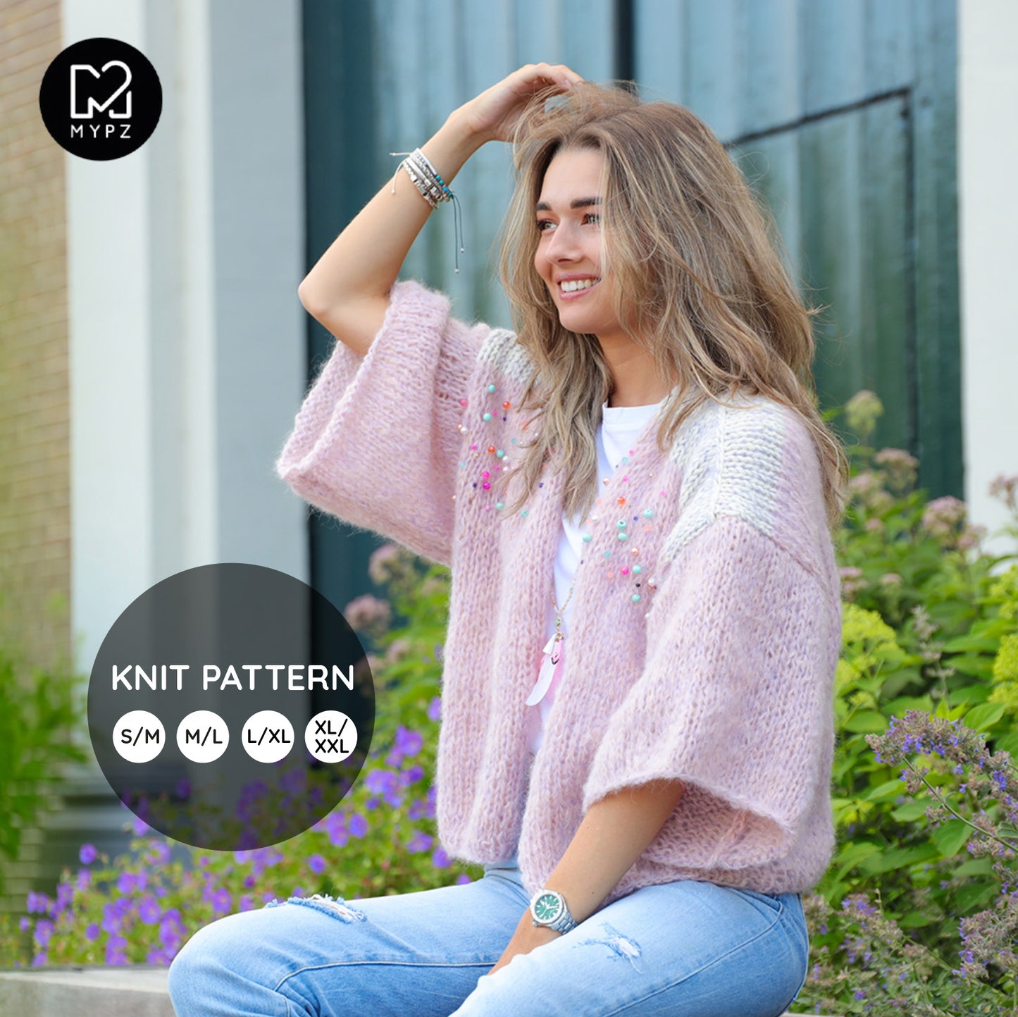 Strickanleitung – MYPZ Light Mohair Cardigan Jewel no10 (ENG-NL-DE)