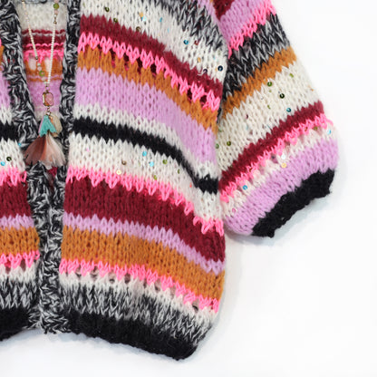 Strickset – MYPZ Light Alpaca Cardigan Twinkle Berry No10 (ENG-NL-DE)