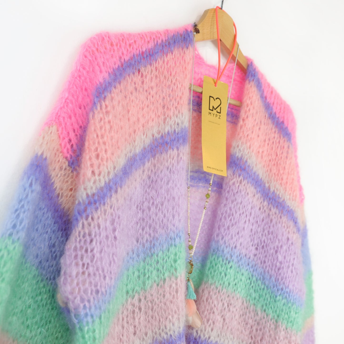 Strickanleitung – MYPZ Basic Light Mohair Cardigan Blaze & Berry No. 10 (ENG-NL-DE)