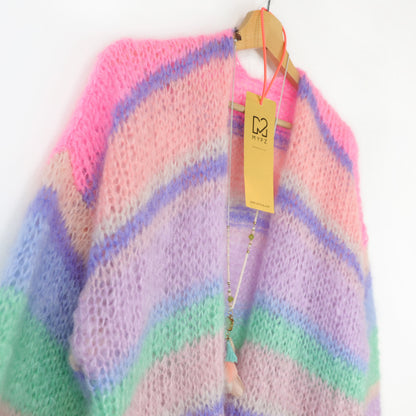 Strickanleitung – MYPZ Basic Light Mohair Cardigan Blaze & Berry No. 10 (ENG-NL-DE)