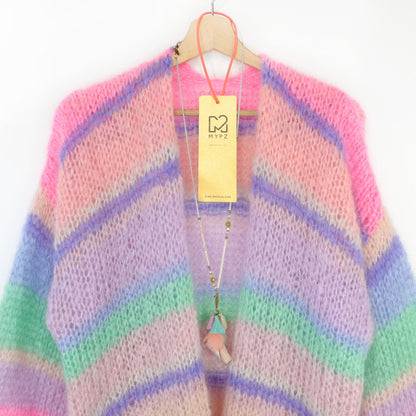 Strickanleitung – MYPZ Basic Light Mohair Cardigan Blaze & Berry No. 10 (ENG-NL-DE)