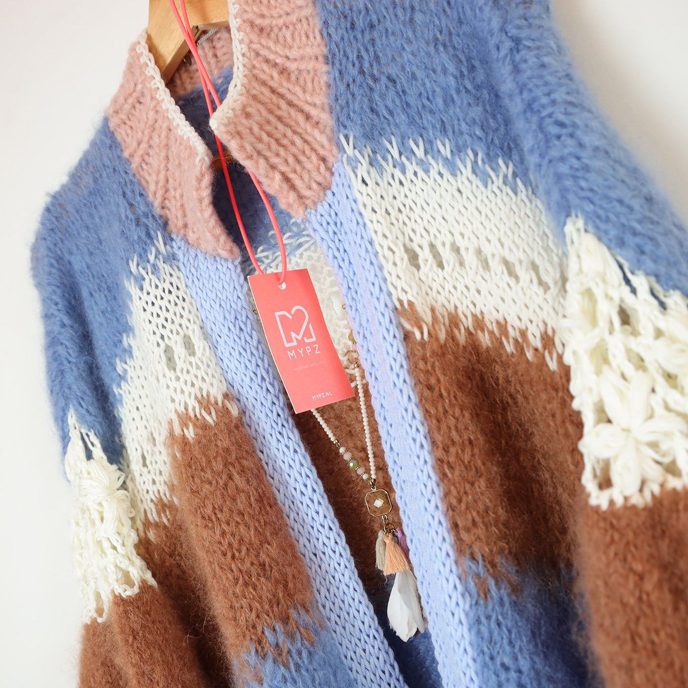 MYPZ Light Mohair Cardigan Blue Pop