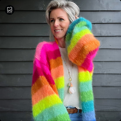 Strickanleitung – MYPZ Light Mohair Cardigan Bowie No10 (ENG-NL-DE)