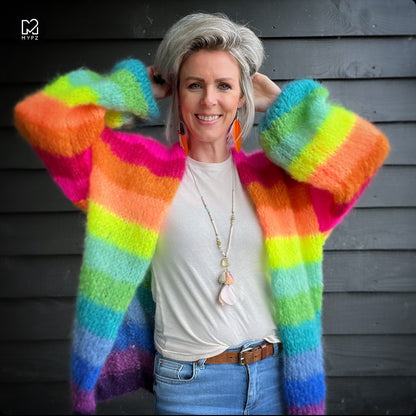 Strickanleitung – MYPZ Light Mohair Cardigan Bowie No10 (ENG-NL-DE)
