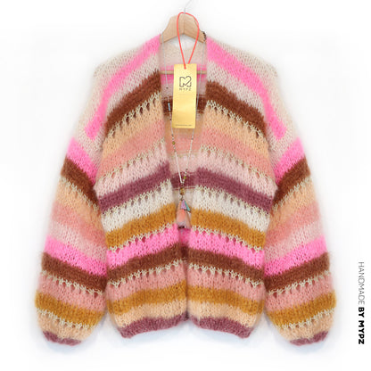 Strickset – MYPZ Light Mohair Cardigan Caramel No10 (ENG-NL-DE)