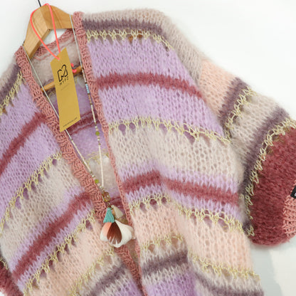 Knitting kit – MYPZ Short Light Mohair Cardigan Emma No10 (ENG-NL-DE)