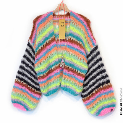 Knitting kit – MYPZ Light Mohair Cardigan Magic No10 (ENG-NL-DE)