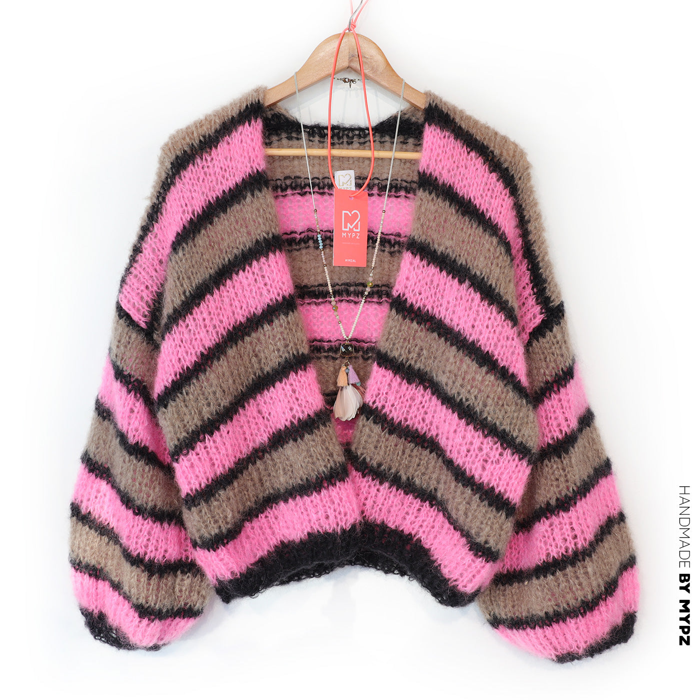 Strickanleitung – MYPZ Kurze Mohair Cardigan Zumy No10 (ENG-NL-DE)