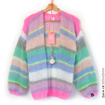Strickset – MYPZ Basic Light Mohair Cardigan Helio No10 (ENG-NL-DE)