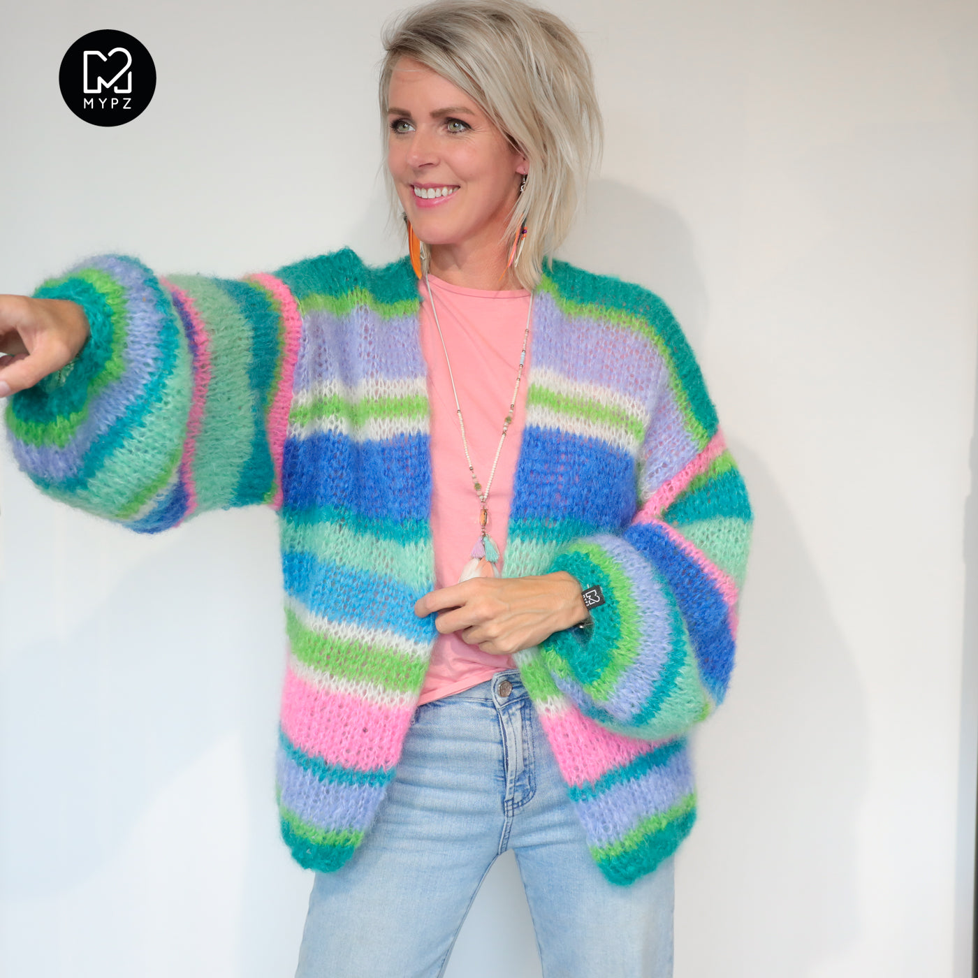Strickset – MYPZ Basic Light Mohair Cardigan Shamrock No10 (ENG-NL-DE)
