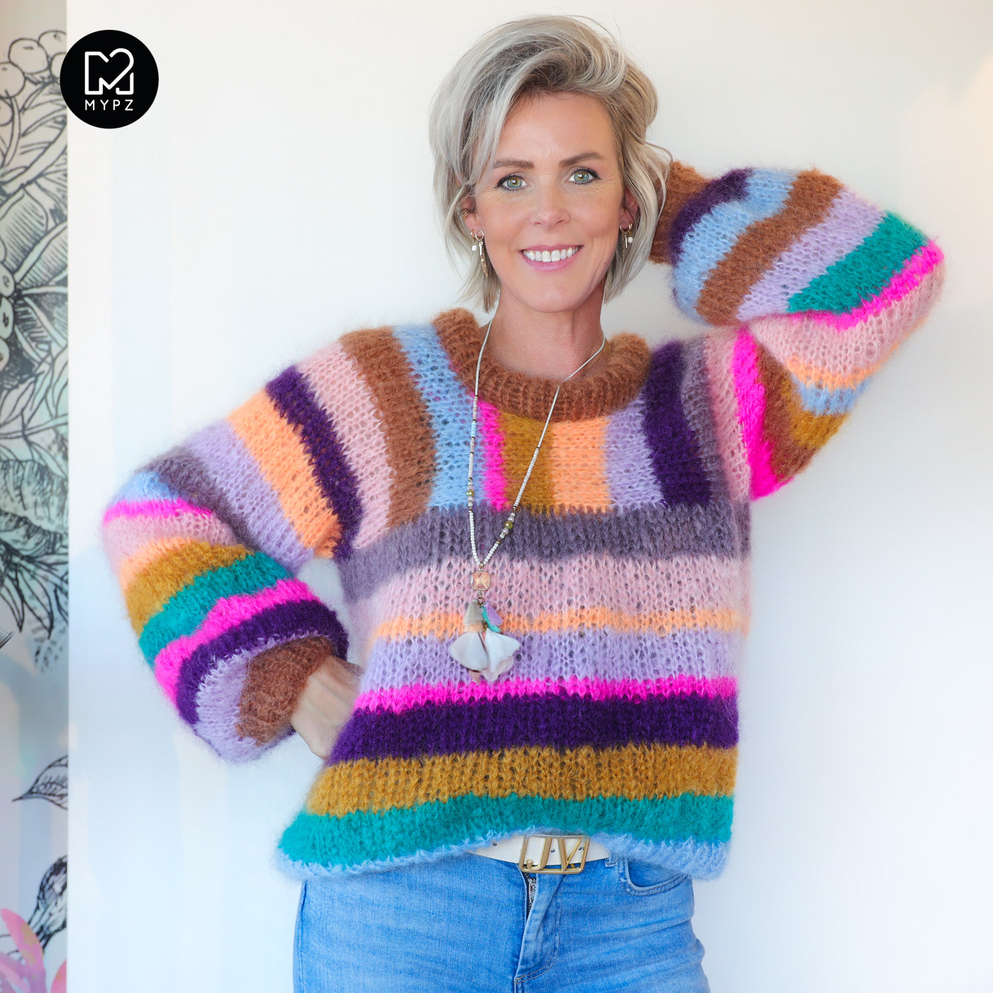 Strickanleitung – MYPZ Light Mohair Pullover Como No9 (ENG-NL-DE)