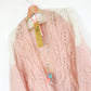 MYPZ Light Mohair Cardigan Leaves