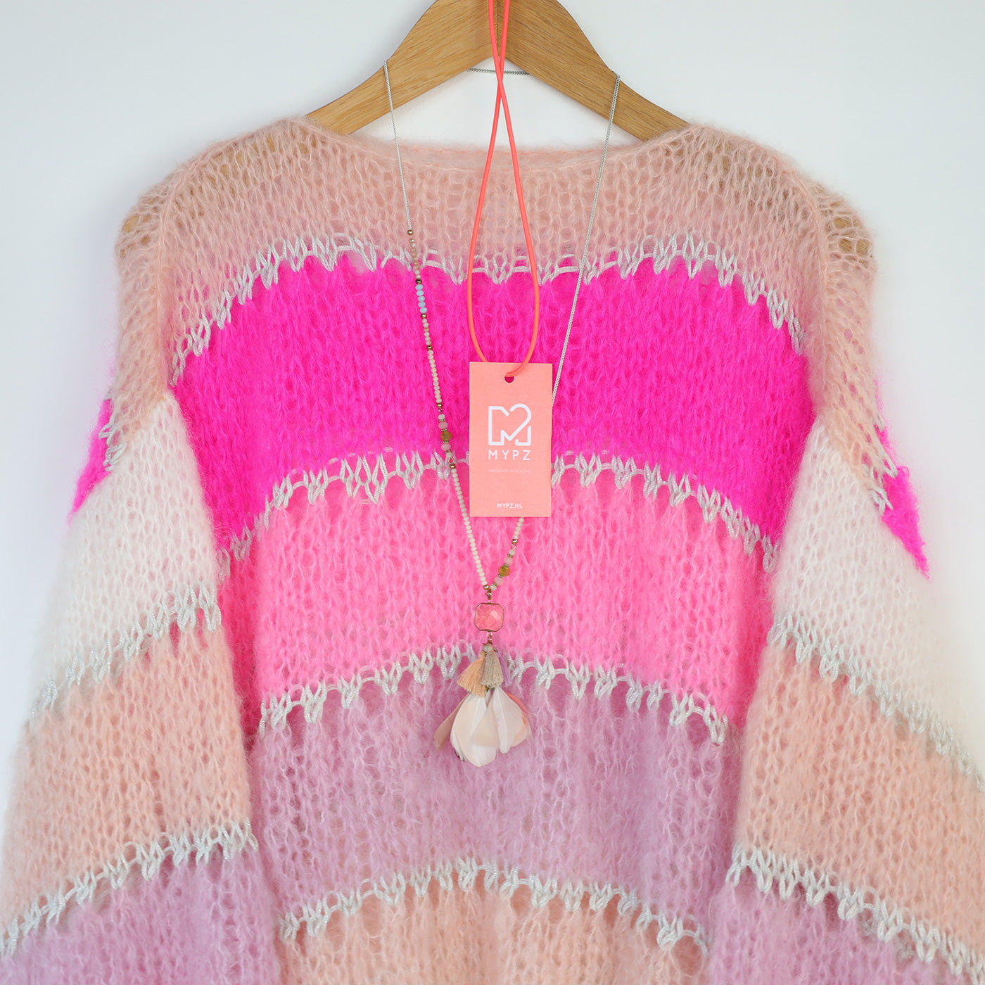 Strickset – MYPZ Light Mohair Pullover Evita No10 (ENG-NL-DE)