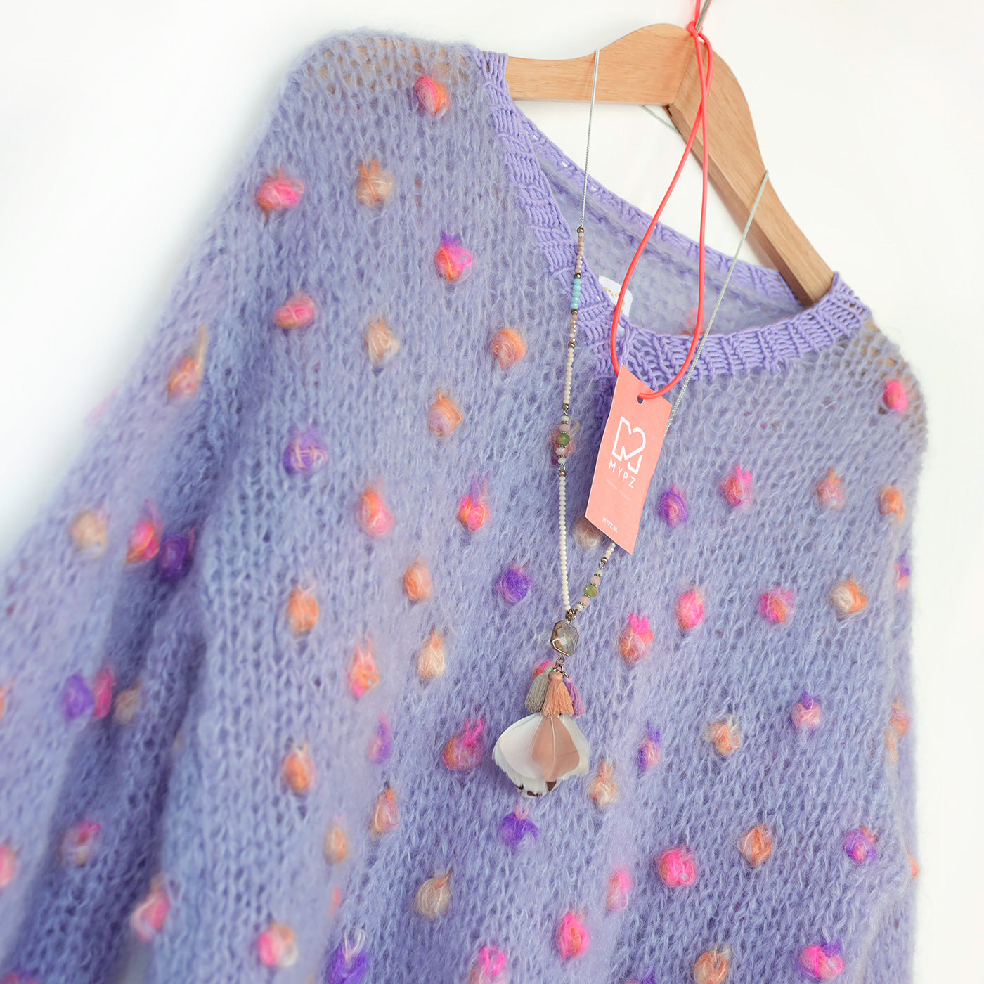 Knitting Kit – MYPZ Light Mohair Pullover Lavender no10 (ENG-NL)