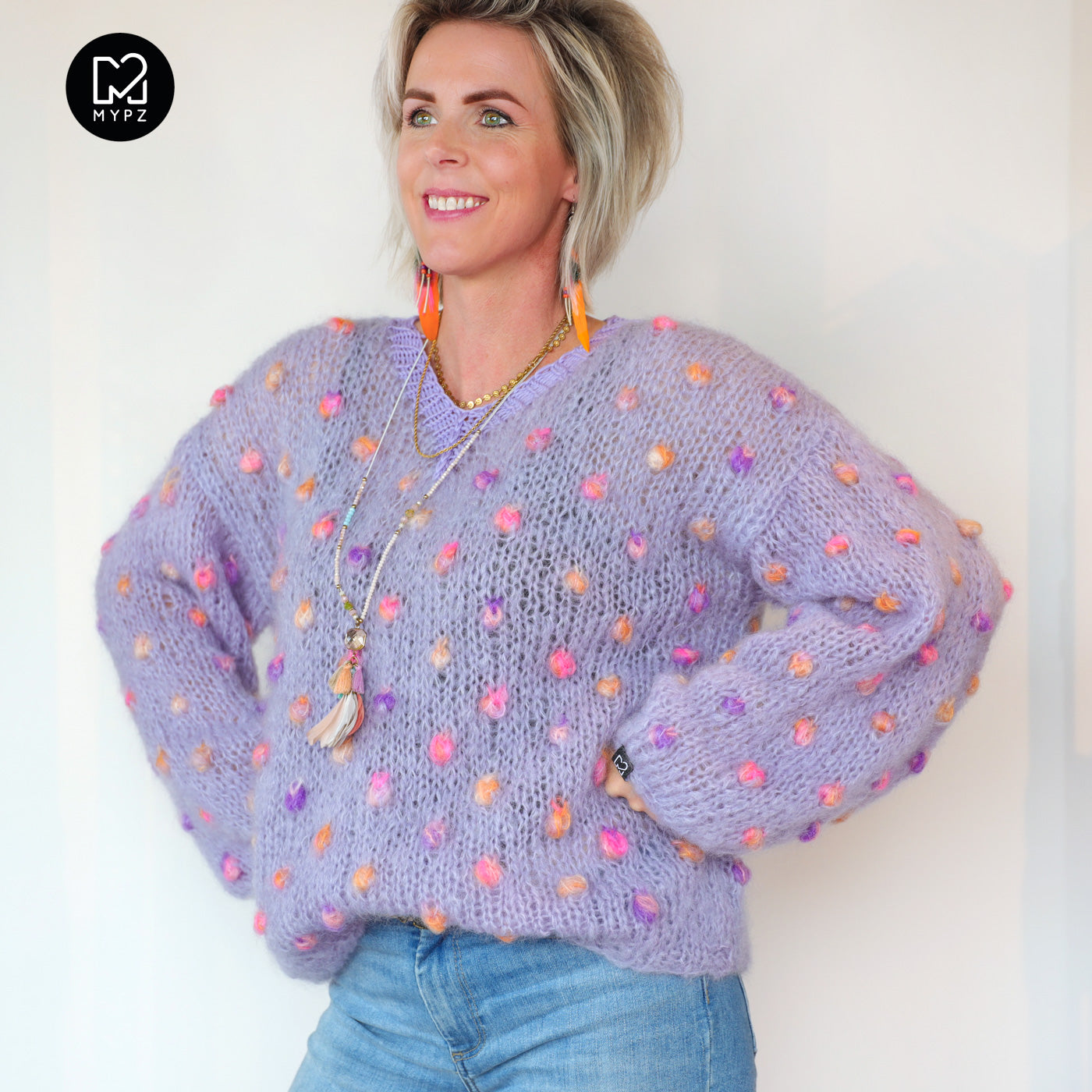 Knit pattern – MYPZ Light Mohair Pullover Dahlia no10 (ENG-NL)